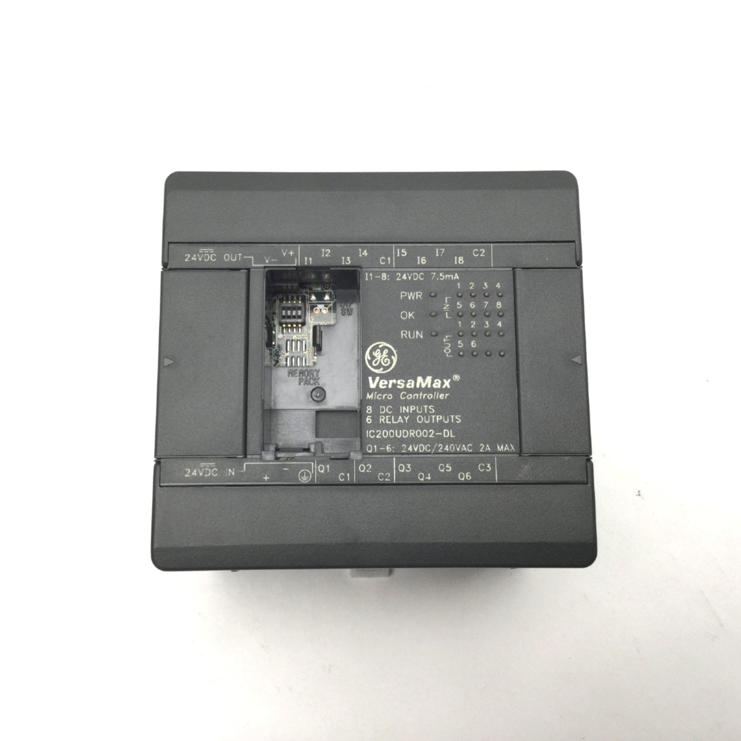 New Other GE Fanuc VersaMax IC200UDR002-DL, 14-Point Micro PLC, 8 24VDC In, 6 Relay Out
