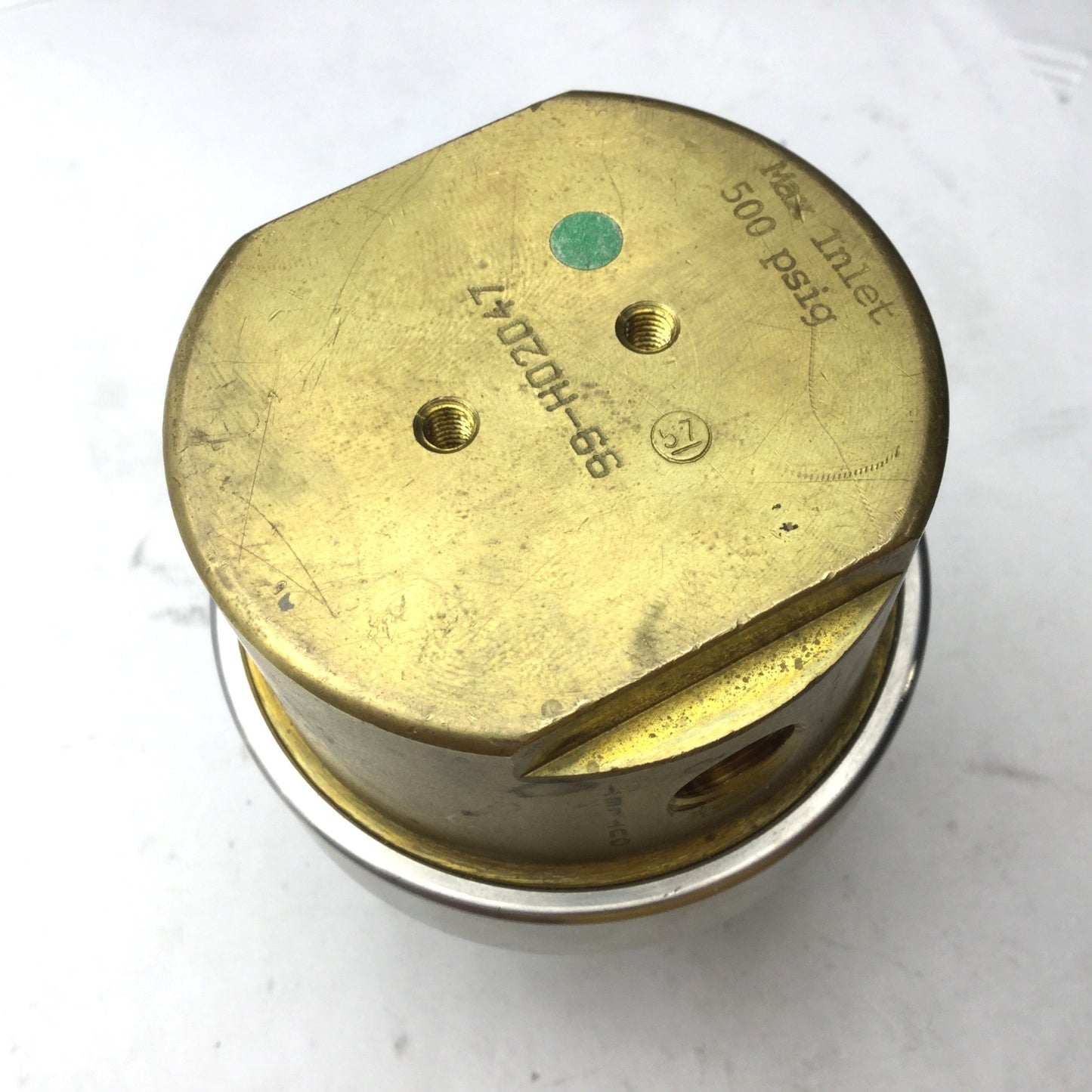 Used Go Regulators PR7-2C11I8J118 Brass Regulator, Max Inlet: 500 psig, 1/4"NPT