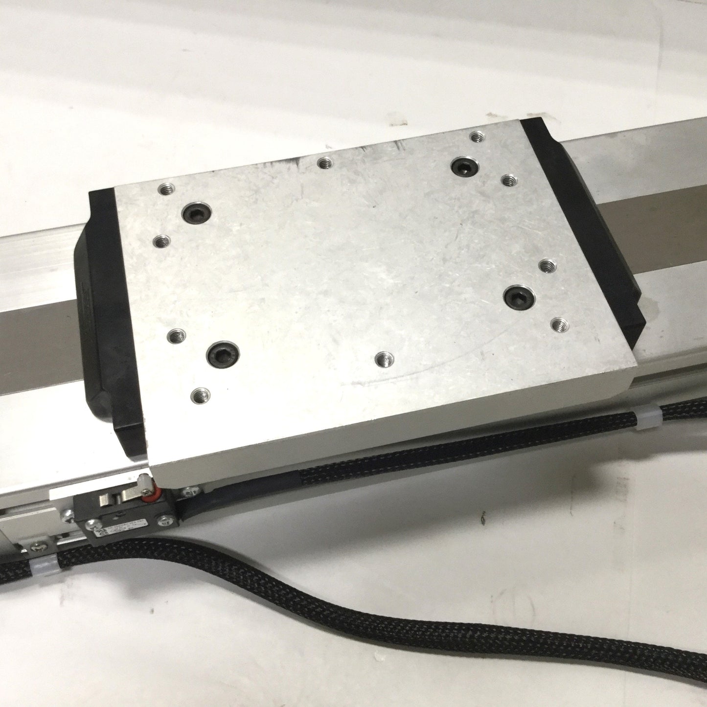 Used Hepco PSD120 Ball Screw Linear Stage, With Applied Motion 5023-124 Motor