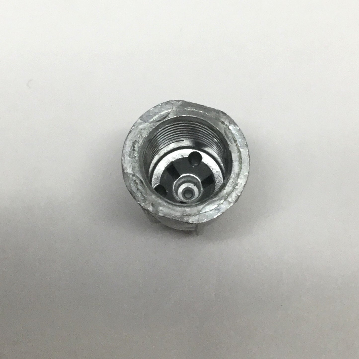 Used Silvent 2120L Air Gun Nozzle Tip Zinc G 1/4", 5/32" Open Pipe, 10 scfm