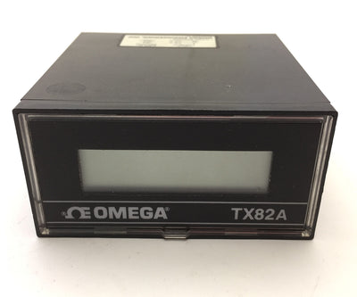 Used Omega TX82A Current Loop Indicator, Input Current: 4-20mA, 7-Segment LCD