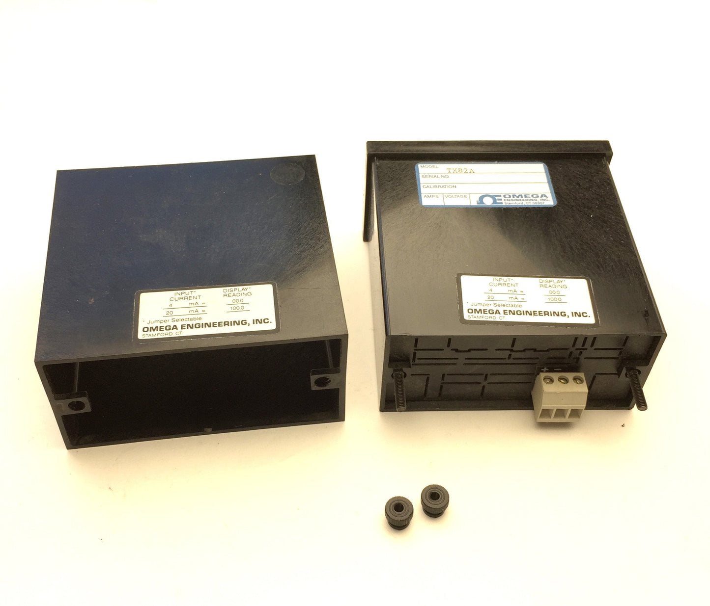 Used Omega TX82A Current Loop Indicator, Input Current: 4-20mA, 7-Segment LCD