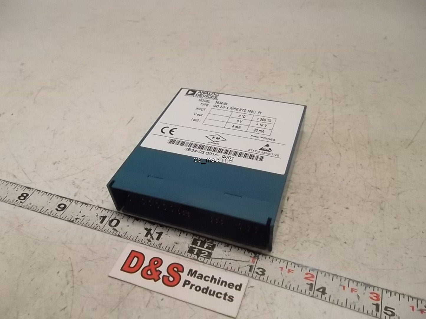 Used Analog Devices 3B34-03 RTD Input Module