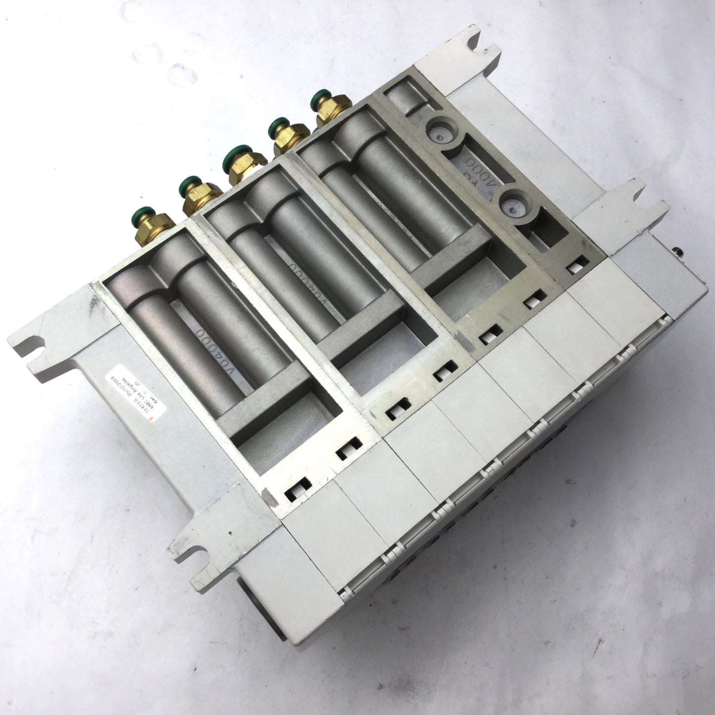 Used Bank of 5 SMC VQ4200-5 Solenoid Valve, 24VDC, 2-Position 5-Port, 0.15-1.0MPa