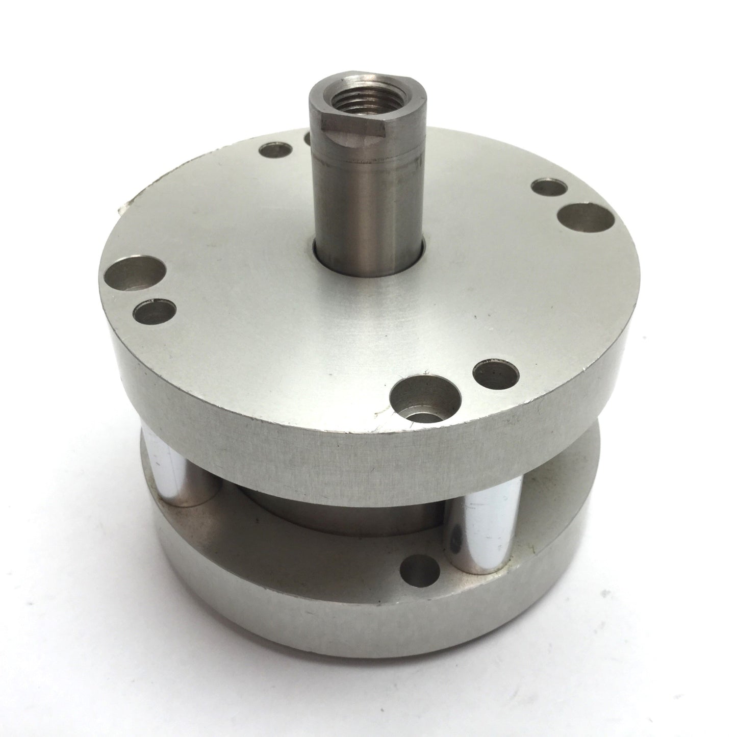 Used Bimba FOD-501 Flat-1 Double End Rod Pneumatic Cylinder, Bore: 2.5", Stroke: 1"