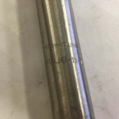 Used Watlow L36A-1549 Firerod Heater Cartridge, 240VAC 1600W, 5/8" Diameter, 36" Long