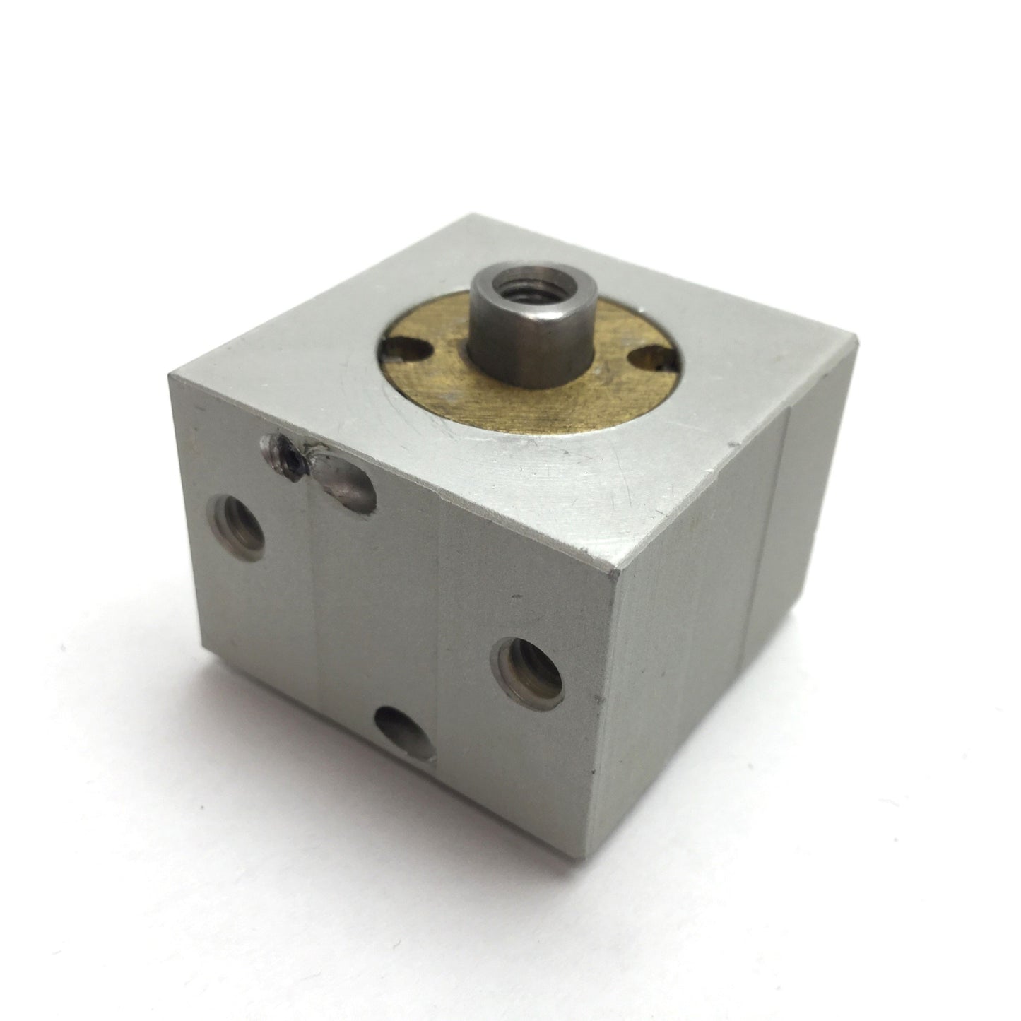 Used Lot of 2 Compact Q89-2024 Pneumatic Cylinder, Bore: 3/4", Stroke: 1/8", 10-32