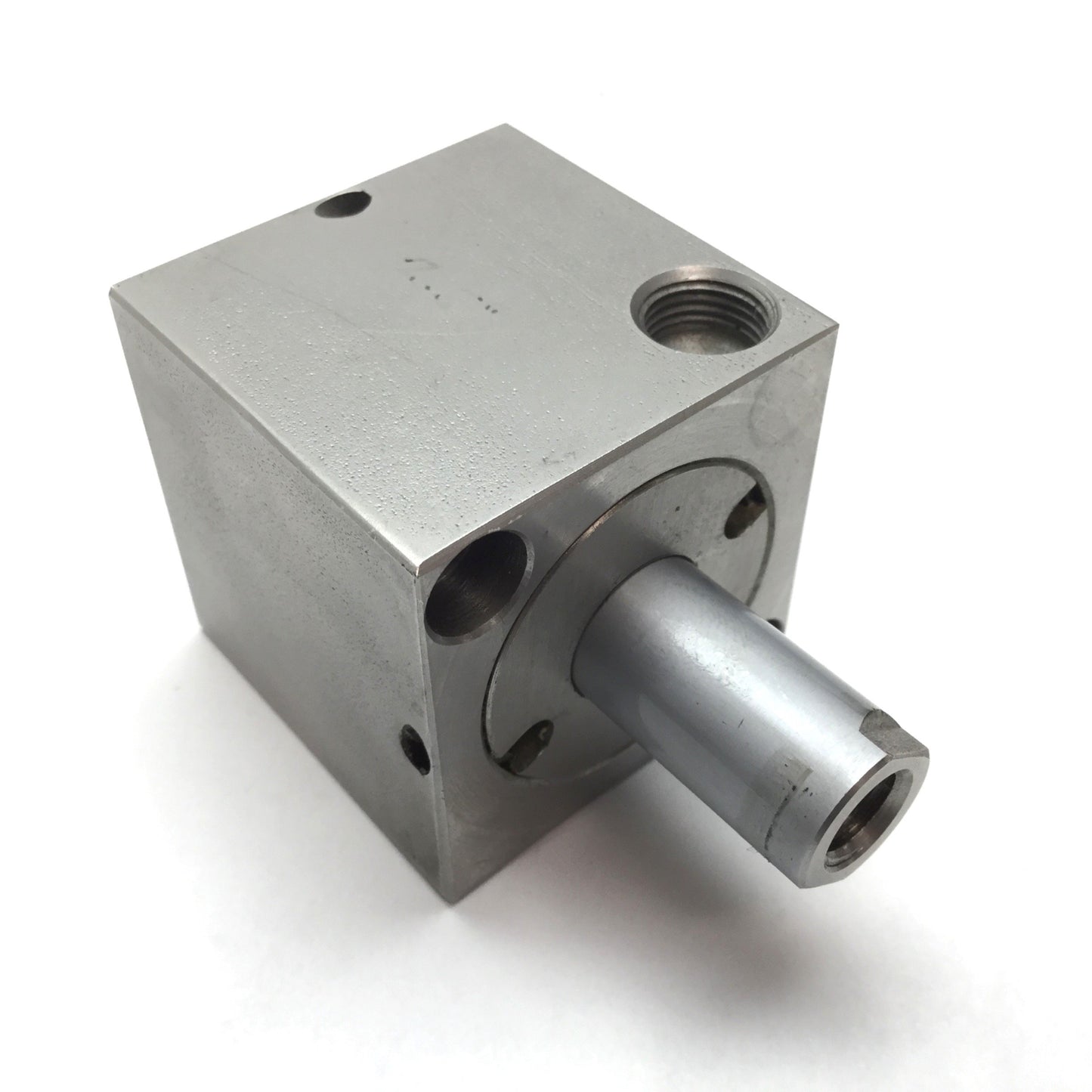 Used Compact CR3SD118X34 Double Rod End Cylinder, Bore 1-1/8", Stroke 3/4", 1/8" NPT