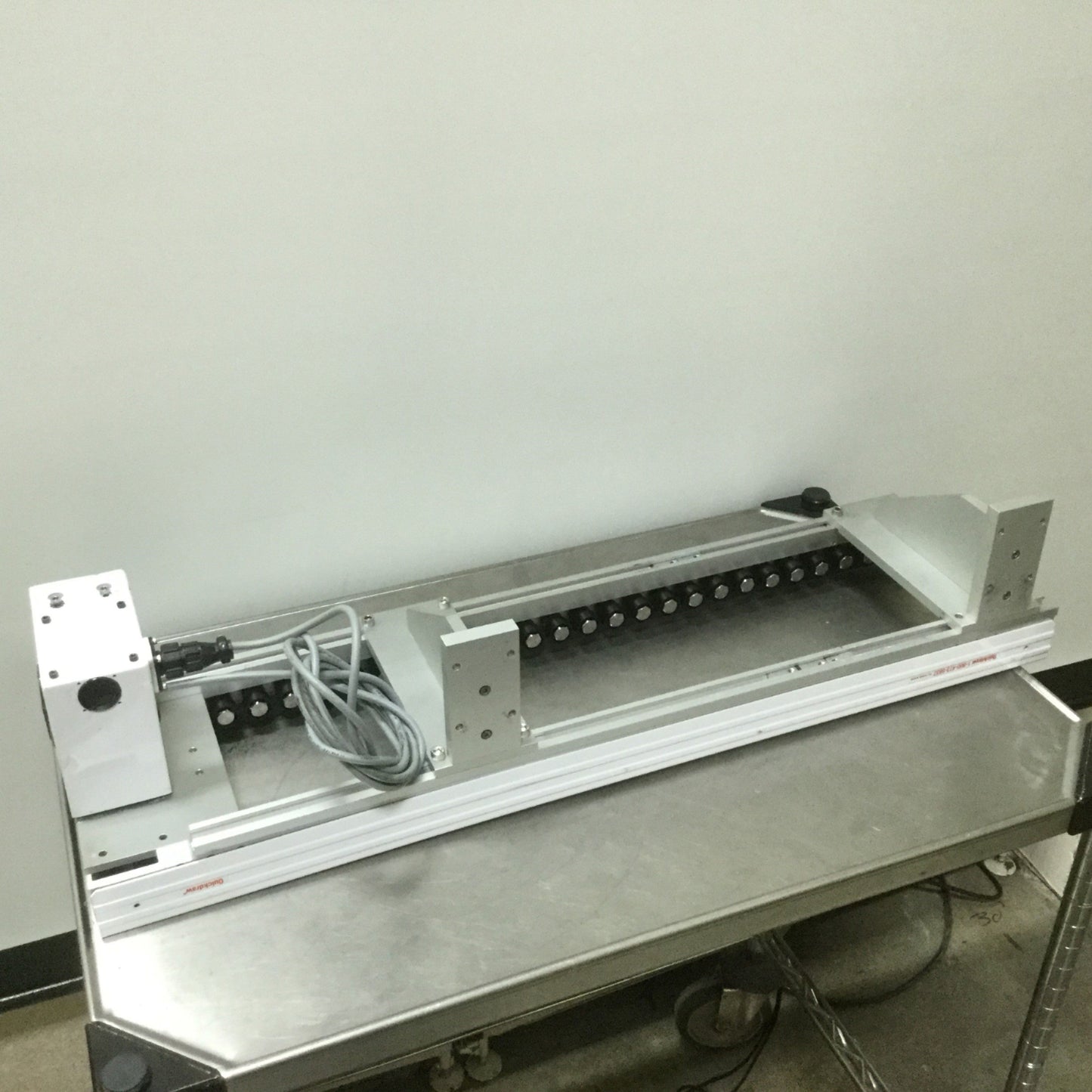 Used Quickdraw 801548 MR Series Slip Roller Conveyor, 30" Long, Voltage: 24VDC 2.5A