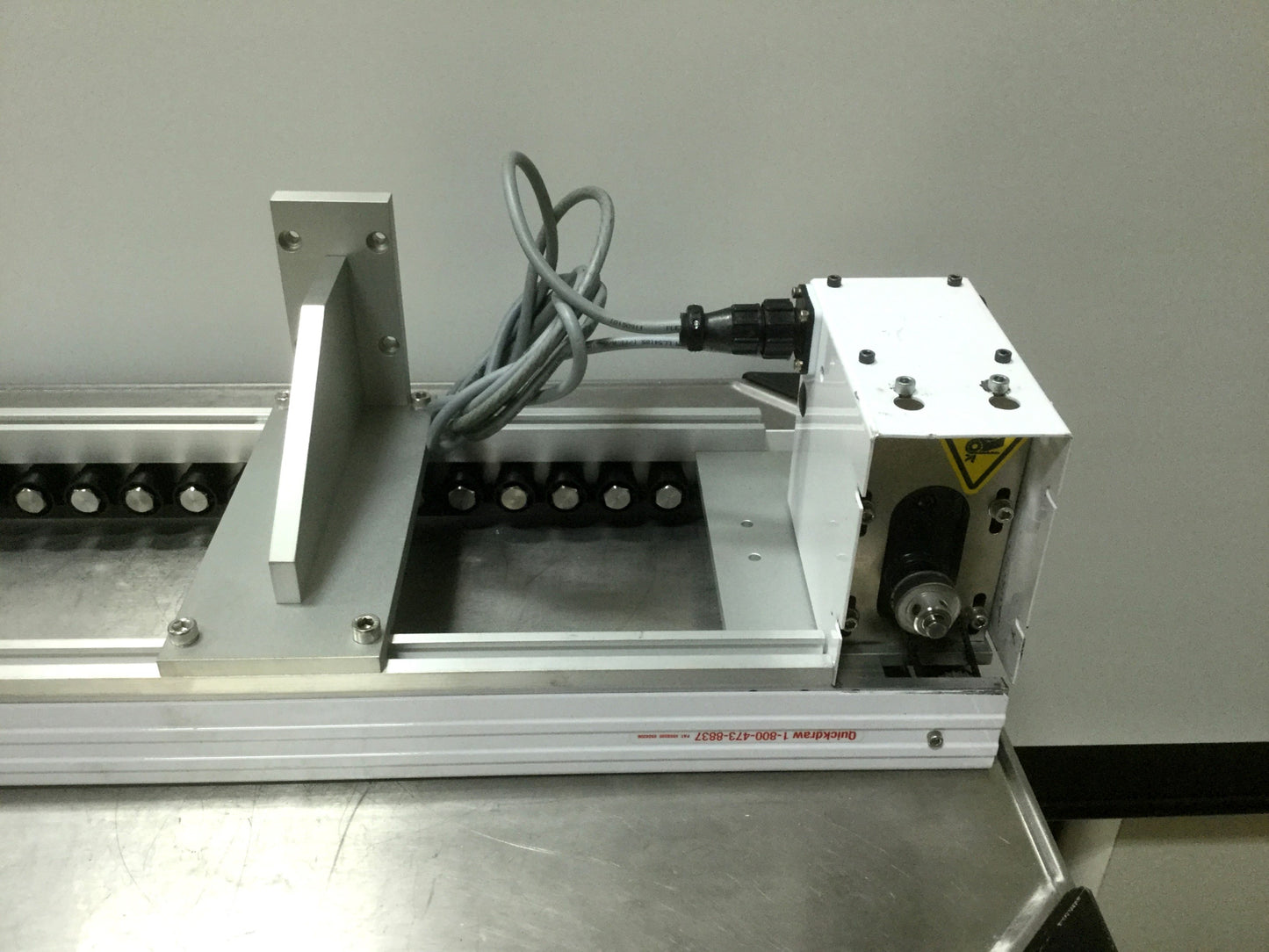 Used Quickdraw 801548 MR Series Slip Roller Conveyor, 30" Long, Voltage: 24VDC 2.5A