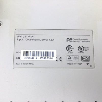 Used Planar CT1744N LCD Monitor 17.4" With 75 & 100mm VESA Mounting Brackets & Cords