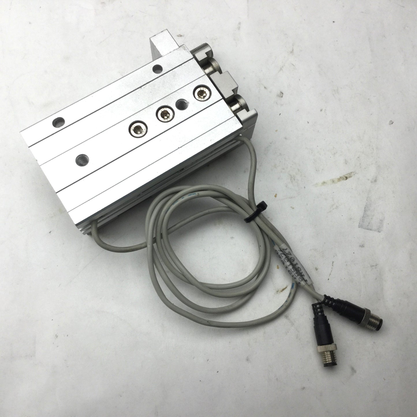 Used SMC MXQ16-40 Pneumatic Slide Table, 16mm Bore, 40mm Stroke, 0.15-0.7MPa