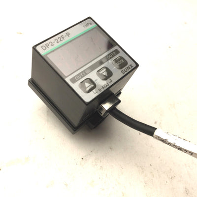 Used Sunx DP2-22F-P Digital Pressure Sensor, 1 MPa, 12-24VDC, 1/8 NPTF Thread
