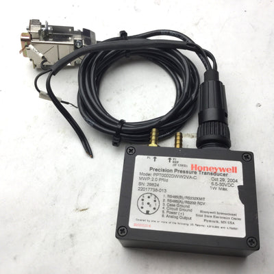 New Other Honeywell PPT0002DWW2VA-C Precision Differential Pressure Transducer, With Cable