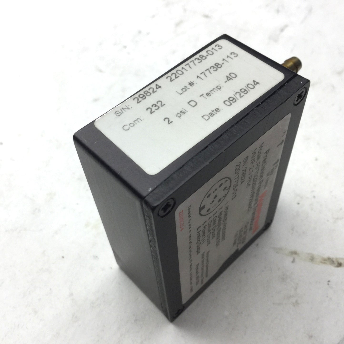 New Other Honeywell PPT0002DWW2VA-C Precision Differential Pressure Transducer, With Cable