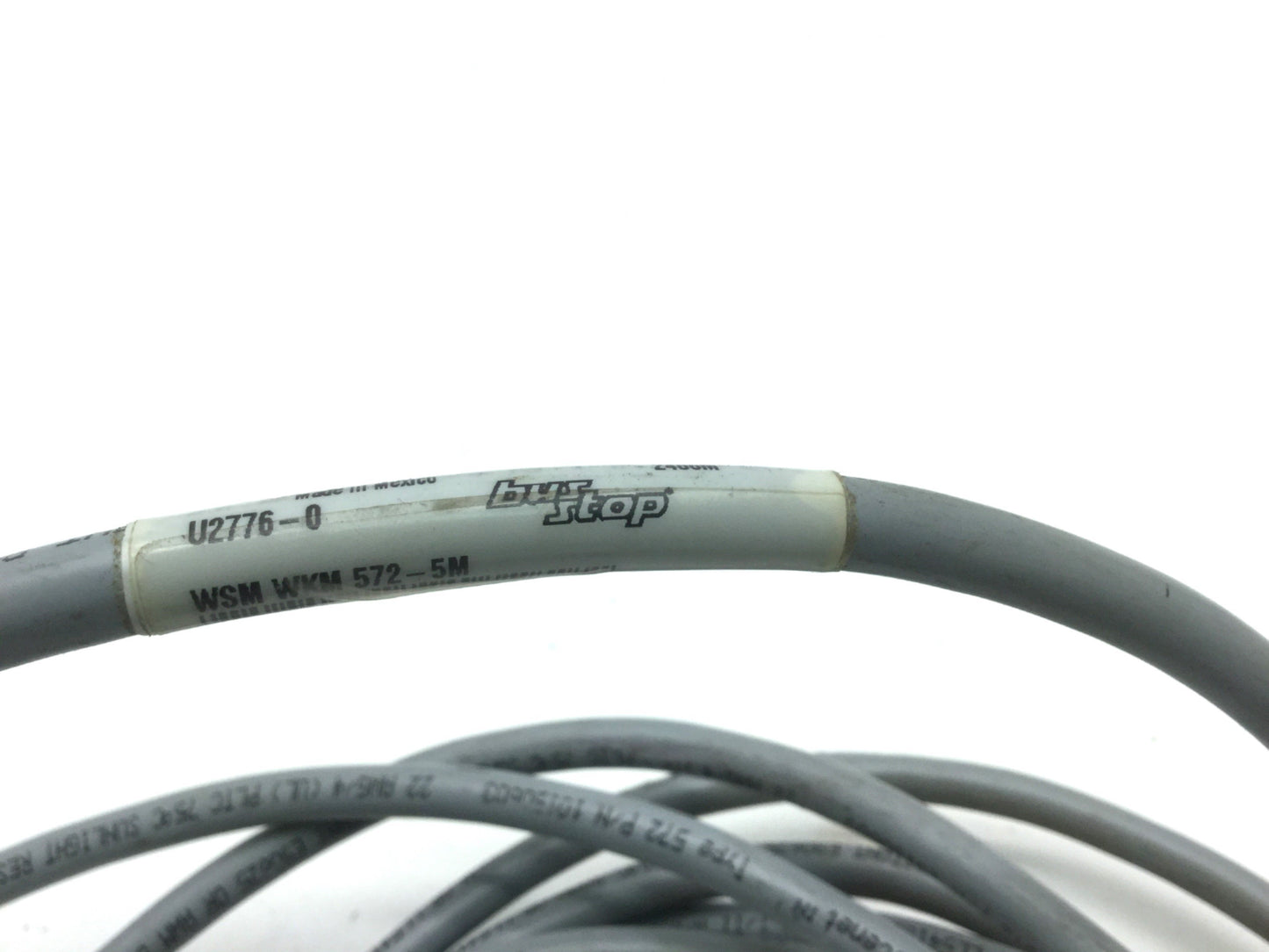 Used Turck WSM WKM 572-5M Right Angle Male to Female Connector 5-Pin 300V 5A