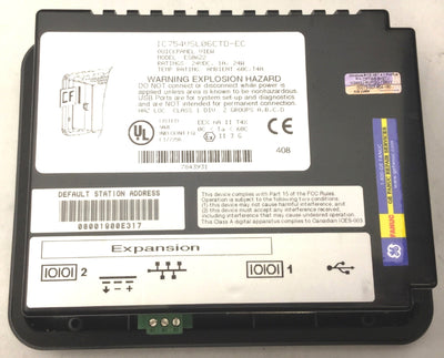 Used Ge Fanuc ES0622 Quickpanel View Human Machine Interface IC754VSL06CTD-EC