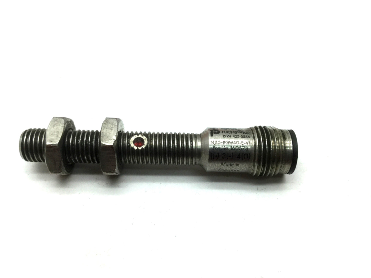 Used 2x Pepperl+Fuchs NJ1,5-8GM40-E-V1 Inductive Proximity Sensor Switch NPN NO 1.5mm