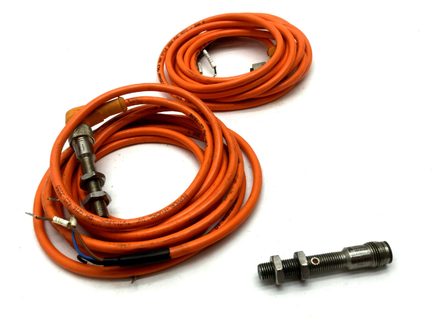 Used 2x Pepperl+Fuchs NJ1,5-8GM40-E-V1 Inductive Proximity Sensor Switch NPN NO 1.5mm