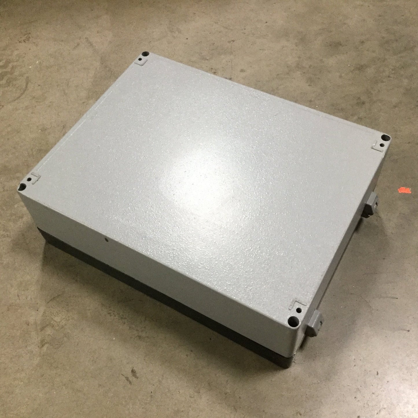 Used Hoffman C-CC403113 Cast Aluminum HMI Pendant Enclosure, Hinged, *Has Holes*