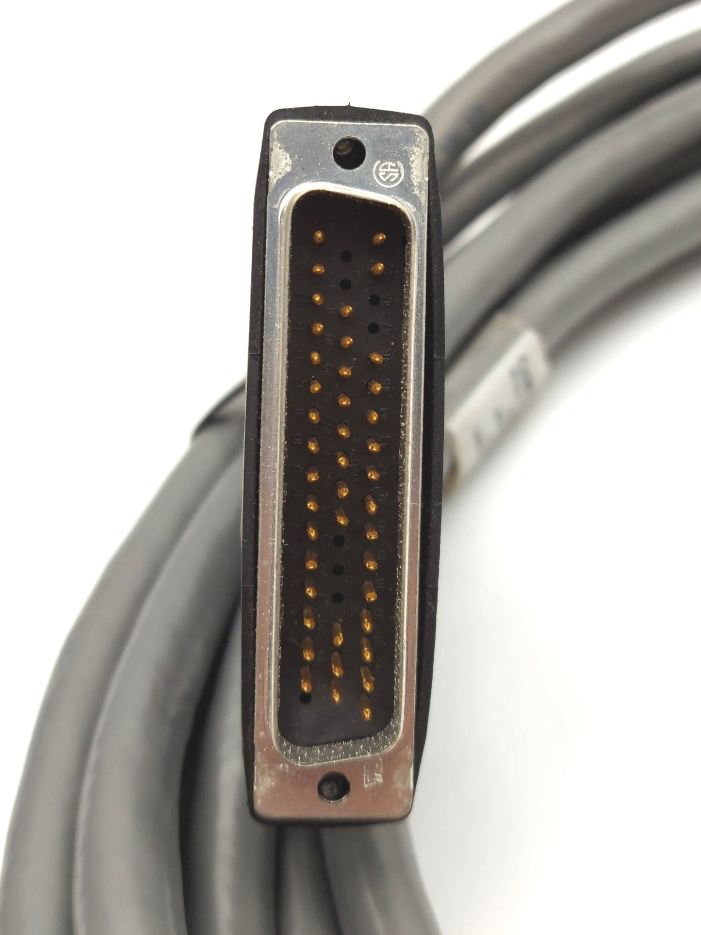 Used Adept 10330-02001 Rev. P3 Robot Encoder Cable, 44-Pin to 50-Pin D-Sub, 16' Long