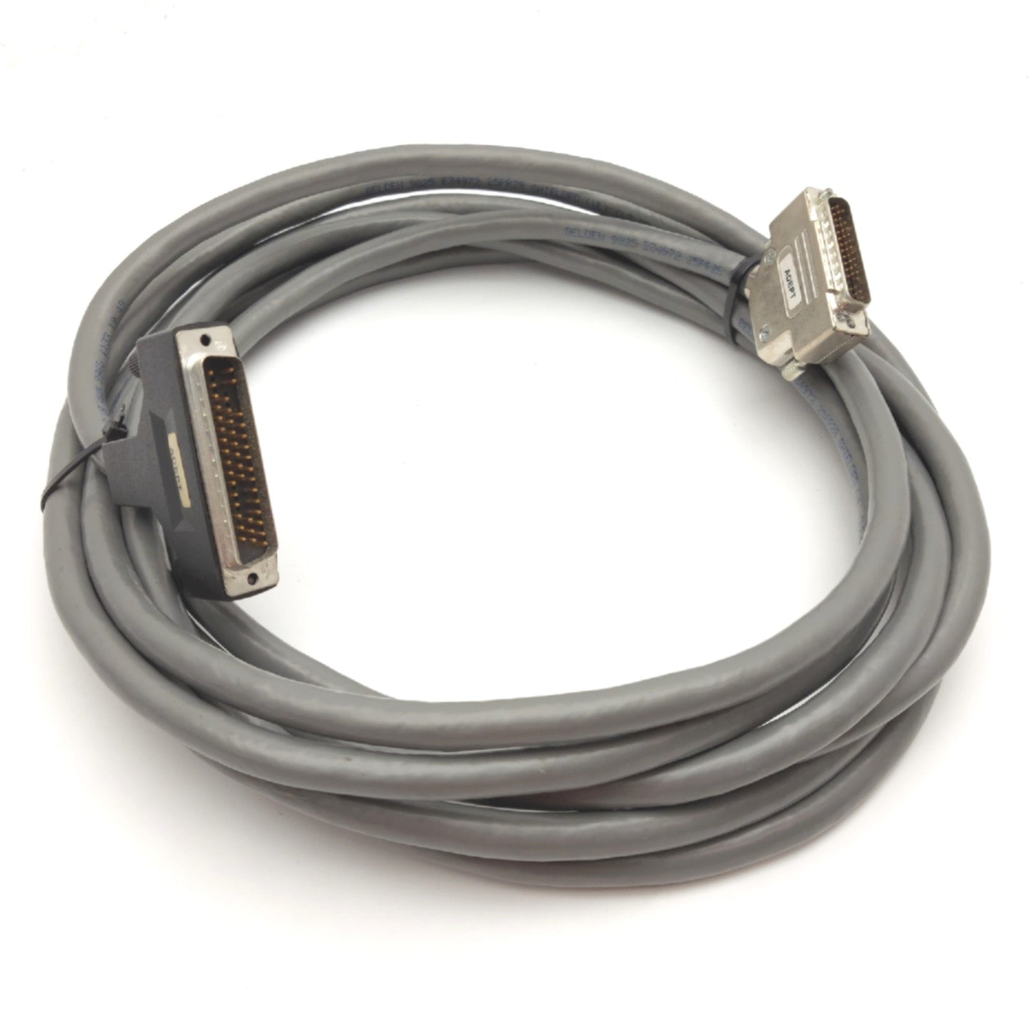 Used Adept 10330-02001 Rev. P3 Robot Encoder Cable, 44-Pin to 50-Pin D-Sub, 16' Long
