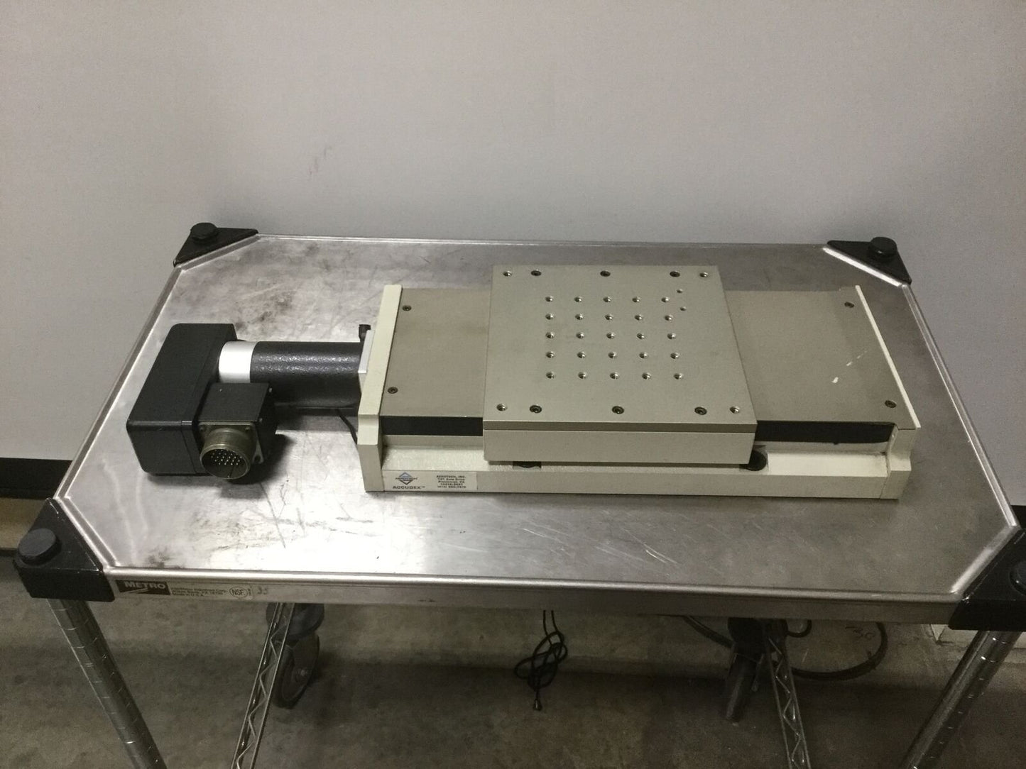 Used Aerotech ATS20015-M-40P Motorized Linear Stage 150mm Travel 4mm rev Motor 1050LT
