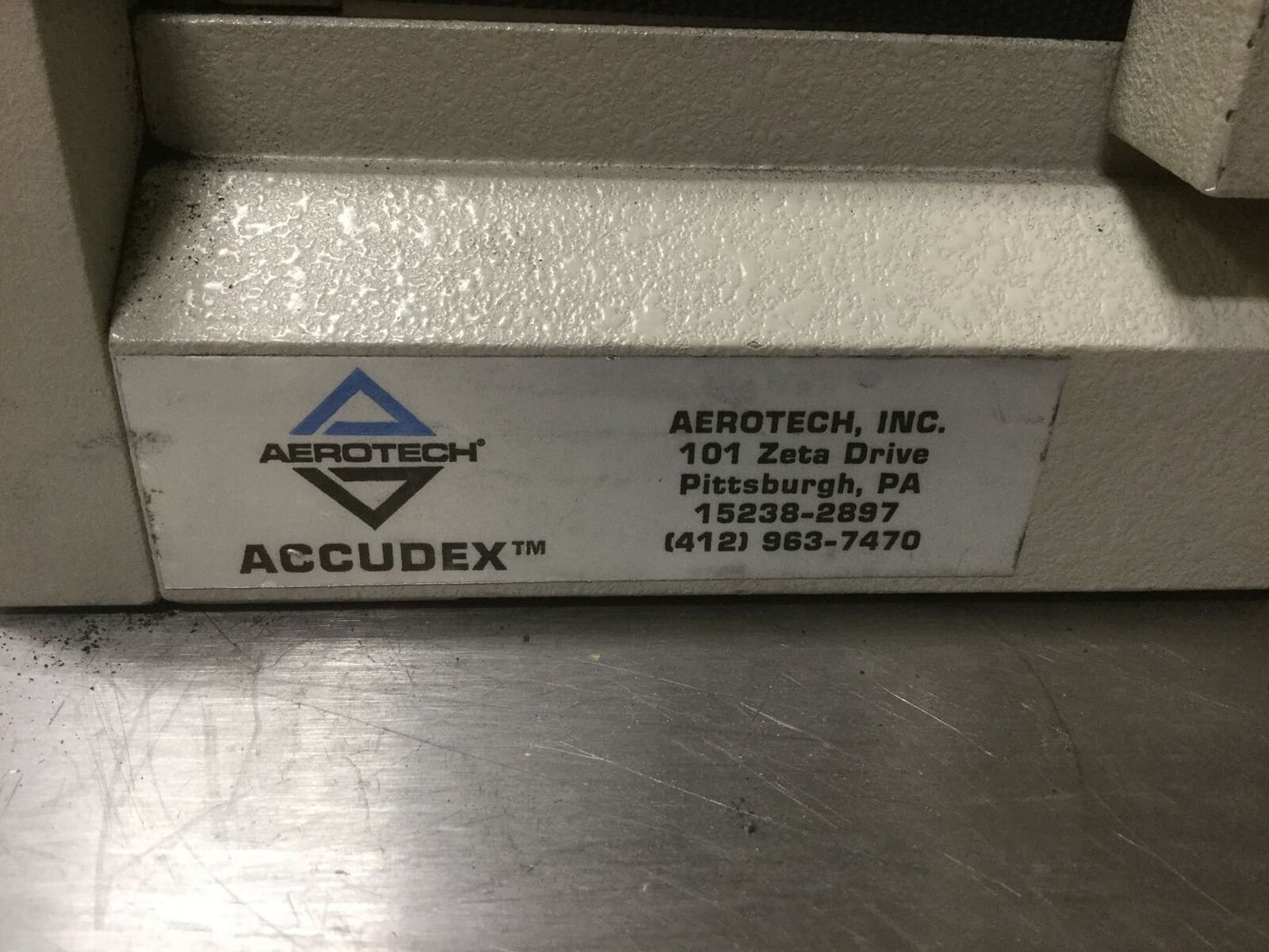 Used Aerotech ATS20015-M-40P Motorized Linear Stage 150mm Travel 4mm rev Motor 1050LT