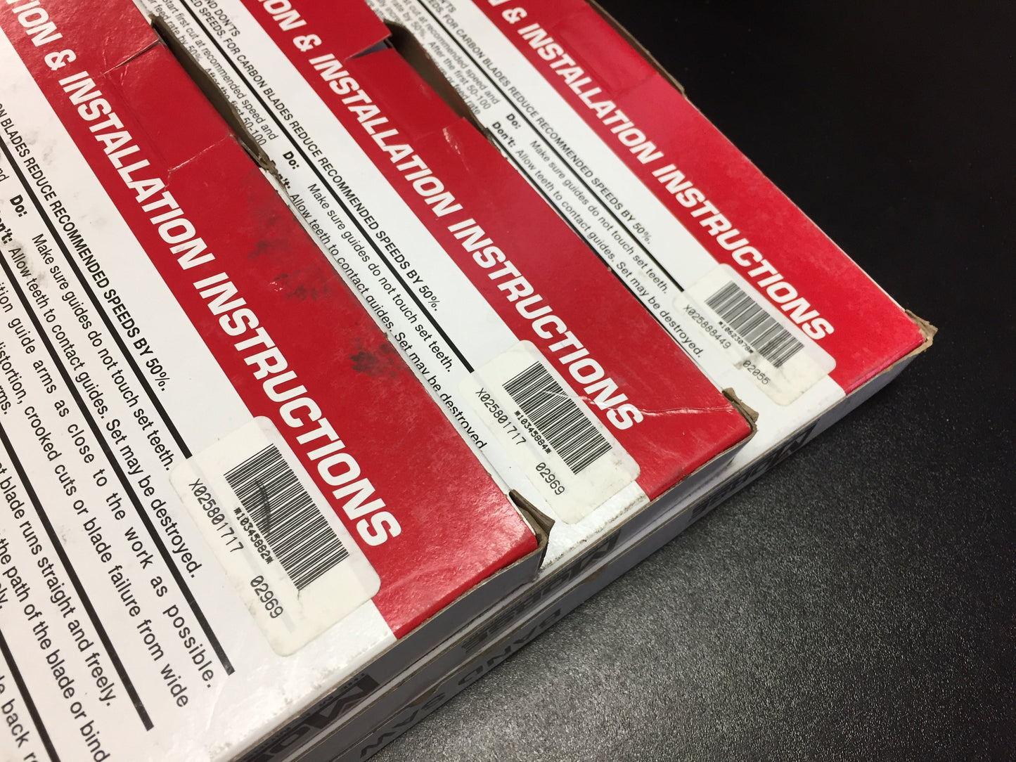 New Lot of 3 Morse 4WU50 Band Saw Blades, Width 1/2", Length 8', 14 Teeth Per Inch