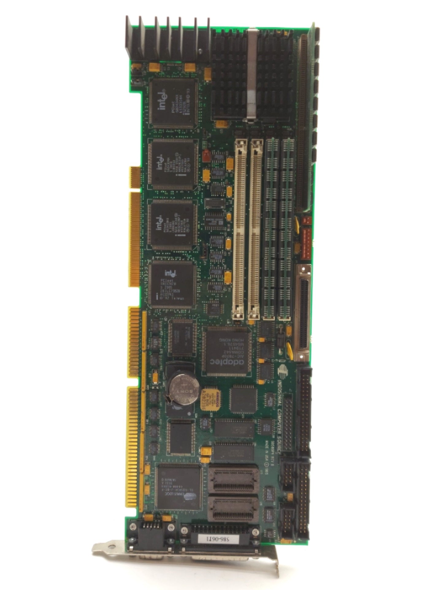 Used ICS SB586PV Single Board Computer Intel P54CS 133MHz 16MB RAM SCSI-2 PICMG1.0