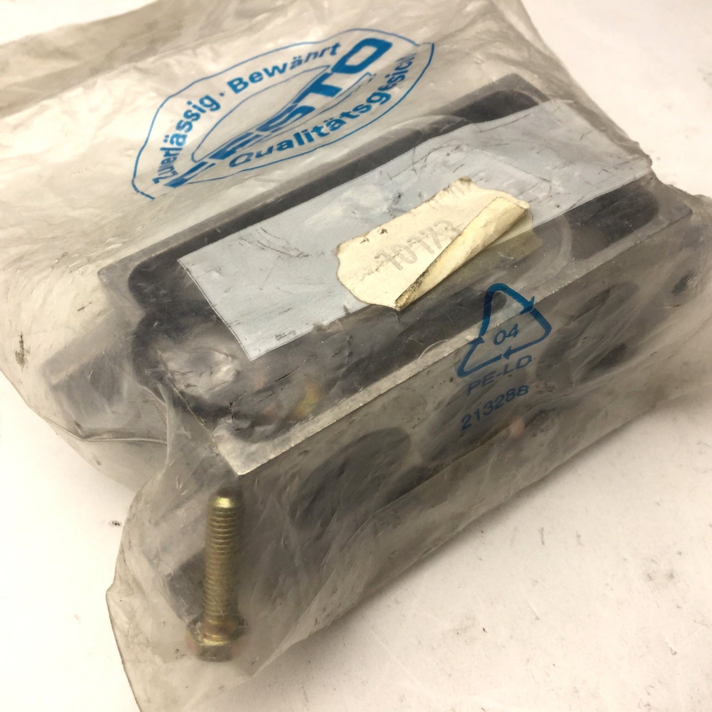 New Festo VDMA 24 345-C-1 Aluminum Pneumatic Solenoid Valve Manifold Block Assembly