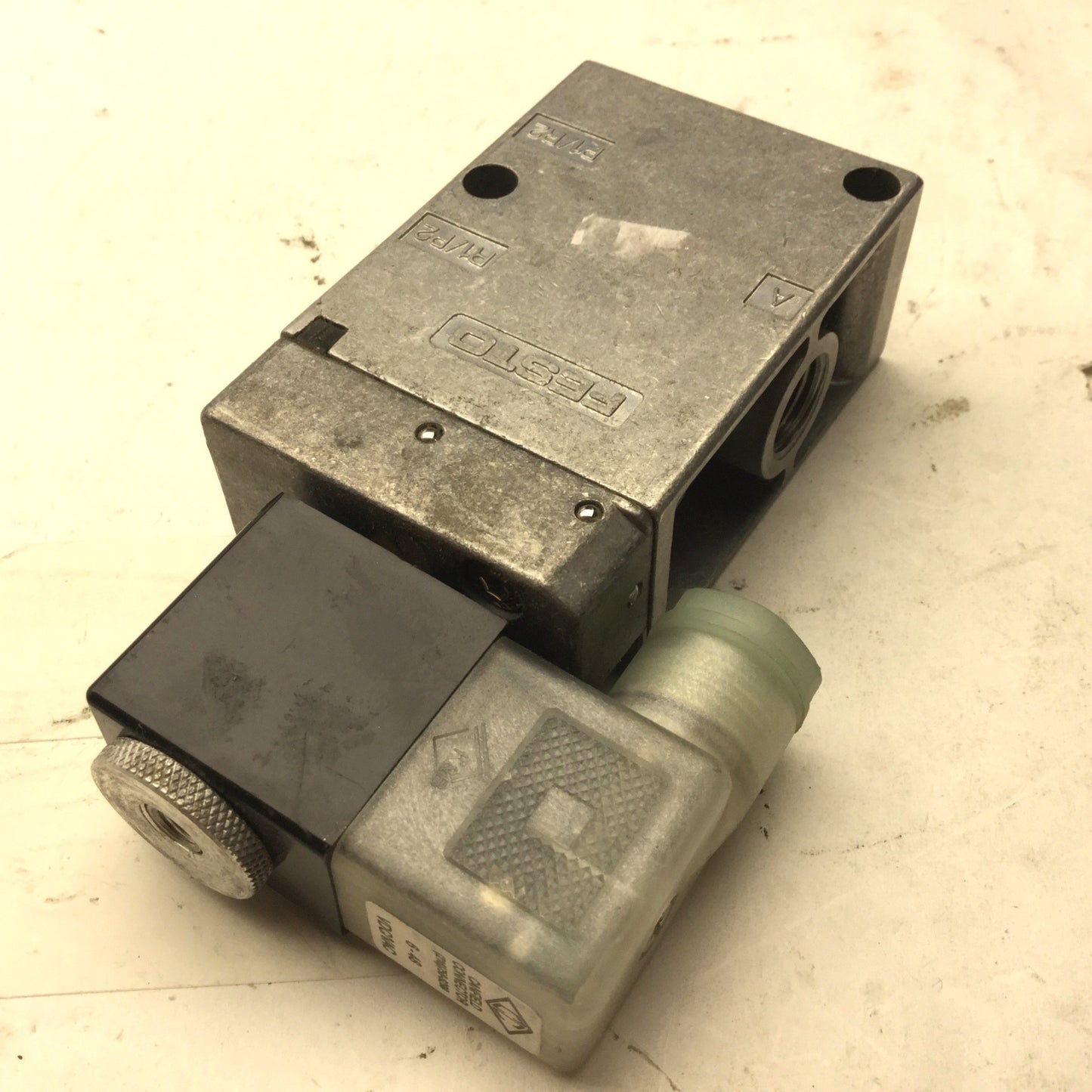 Used Festo MFH-3-1/4 Solenoid Valve, 1/4" G Ports 1.5-8bar, 2-Position 3-Way