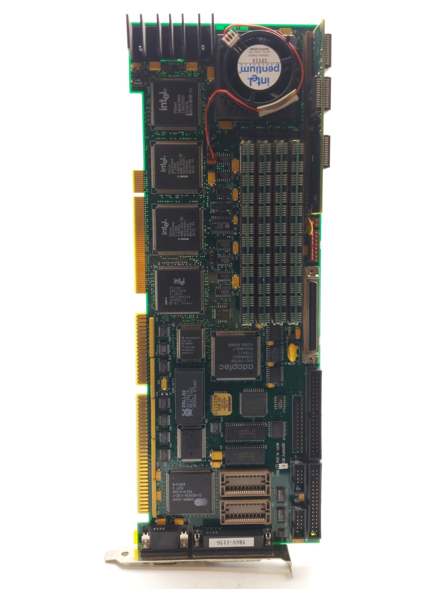 Used ICS SB586PV Single Board Computer Intel P54CS 133MHz 32MB RAM SCSI PICMG1.0