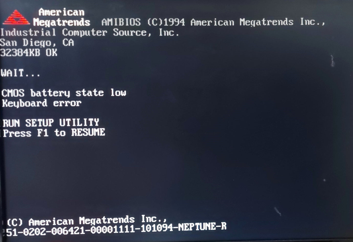 Used ICS SB586PV Single Board Computer Intel P54CS 133MHz 32MB RAM SCSI PICMG1.0
