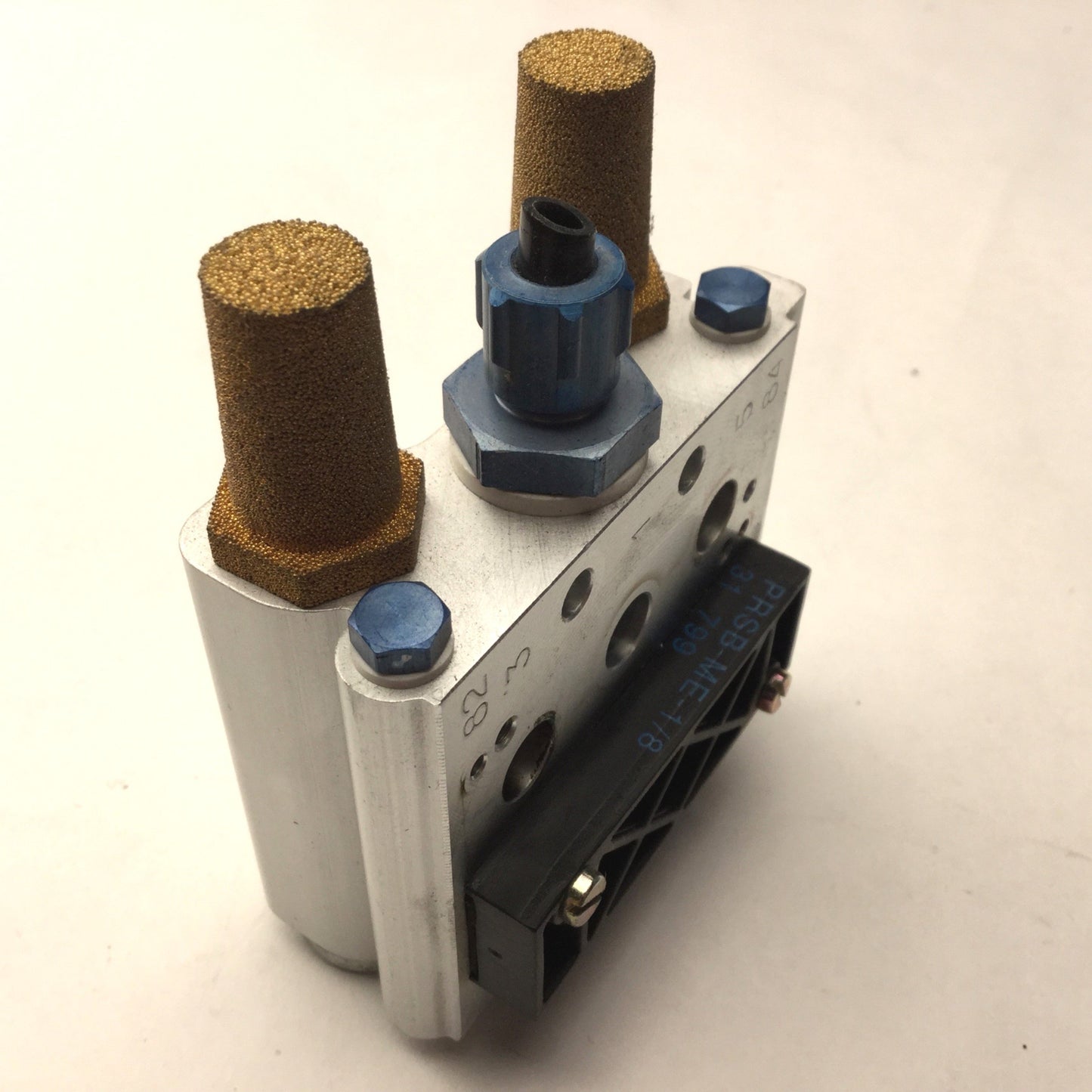 Used Festo PRS-ME-1/8-2 Manifold Block 2 Valve Positions G1/4 & M5 Ports, K202 Serie