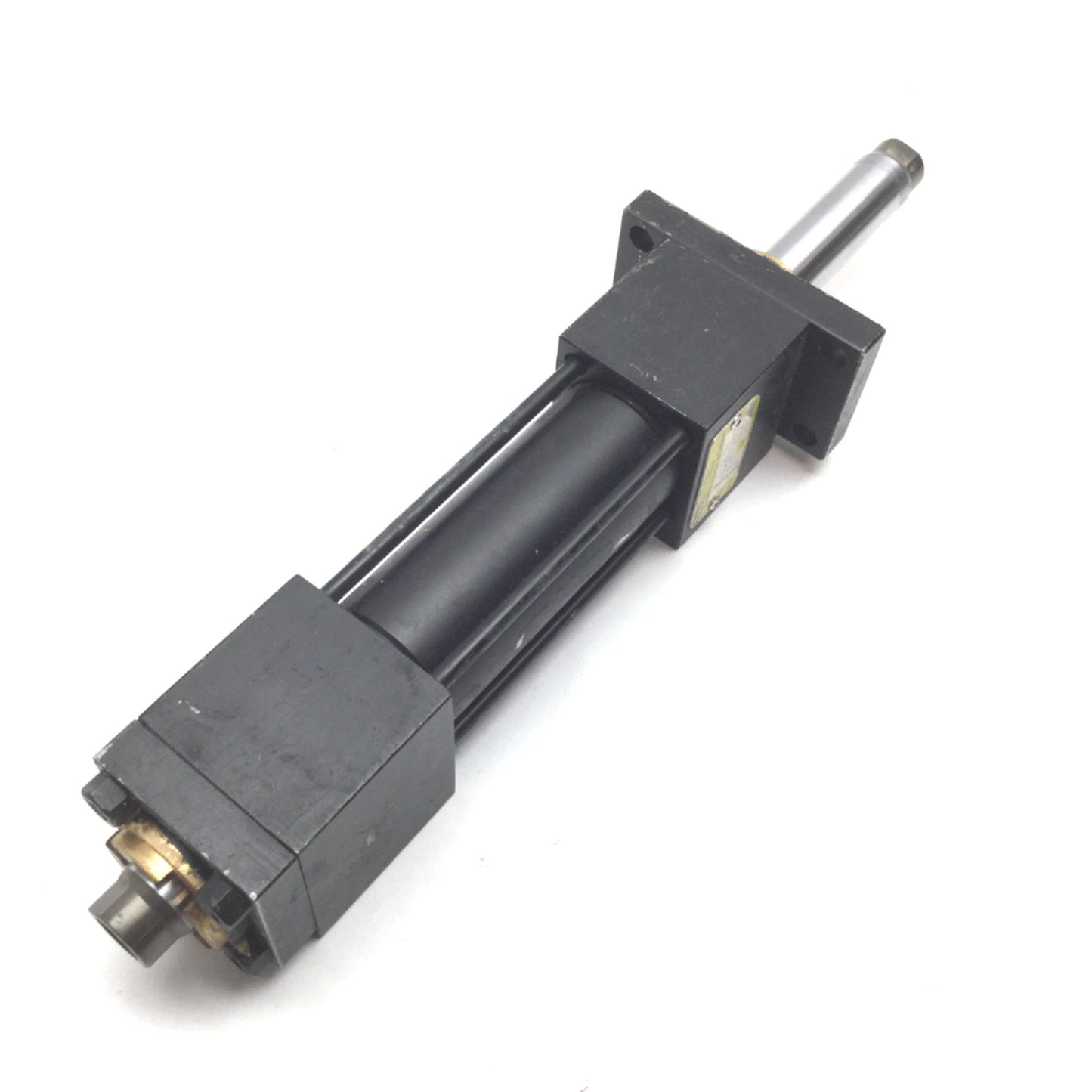 Used Parker KJ-2AR29M29M Pneumatic Double Rod Cylinder, Bore: 25.4mm, Stroke: 50mm