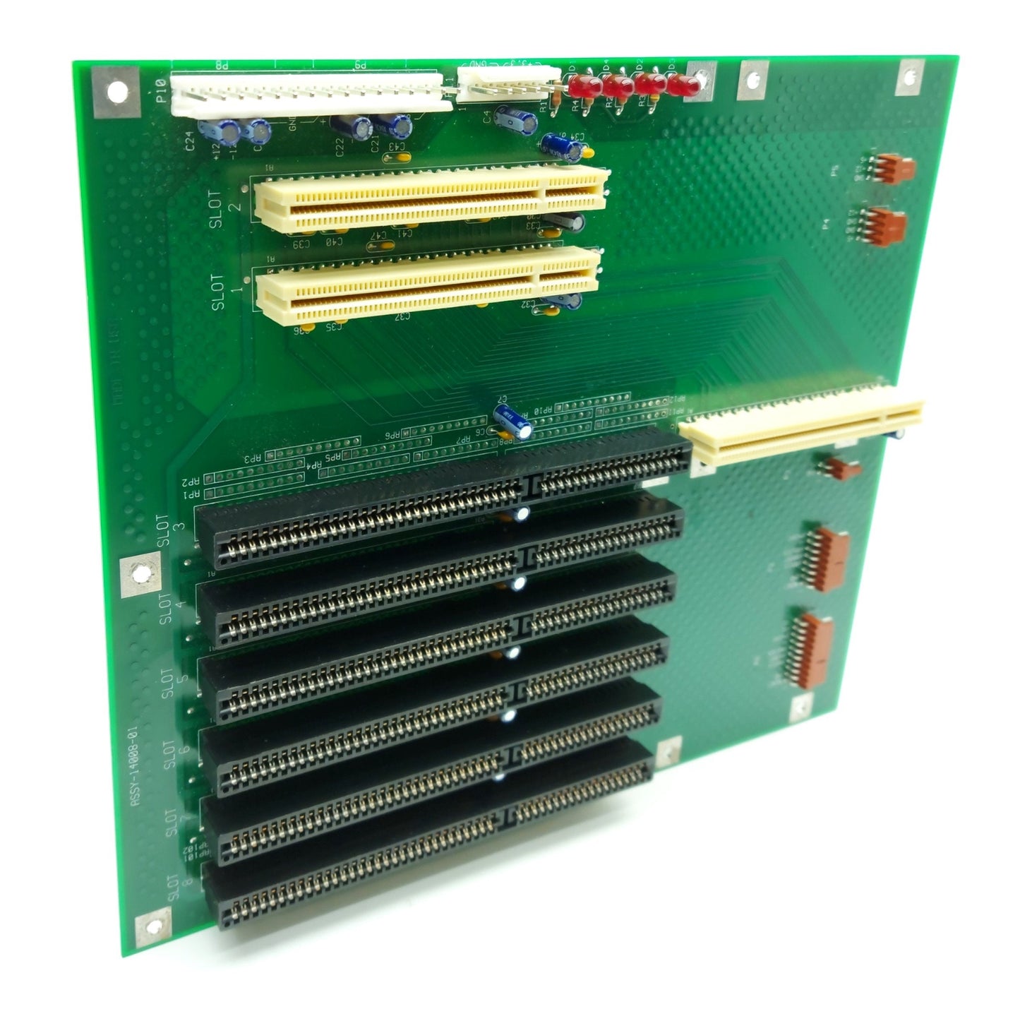 Used ICS 14008-01 Industrial Single Computer Backplane AT, 5x ISA, 2x PCI, PICMG 1.0