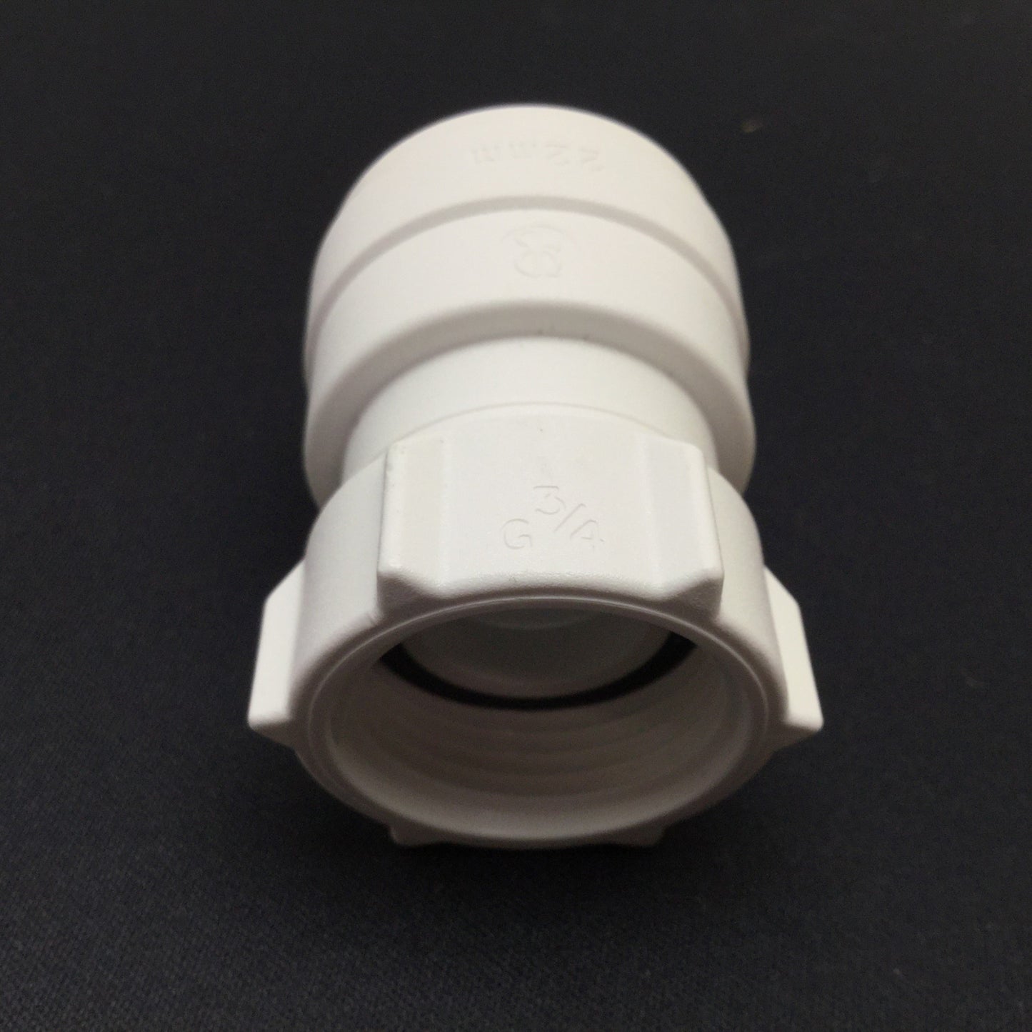 New – Open box Lot of 2 John Guest 22mm Push-Fit to G3/4 Thread Adapter Fitting, PSU