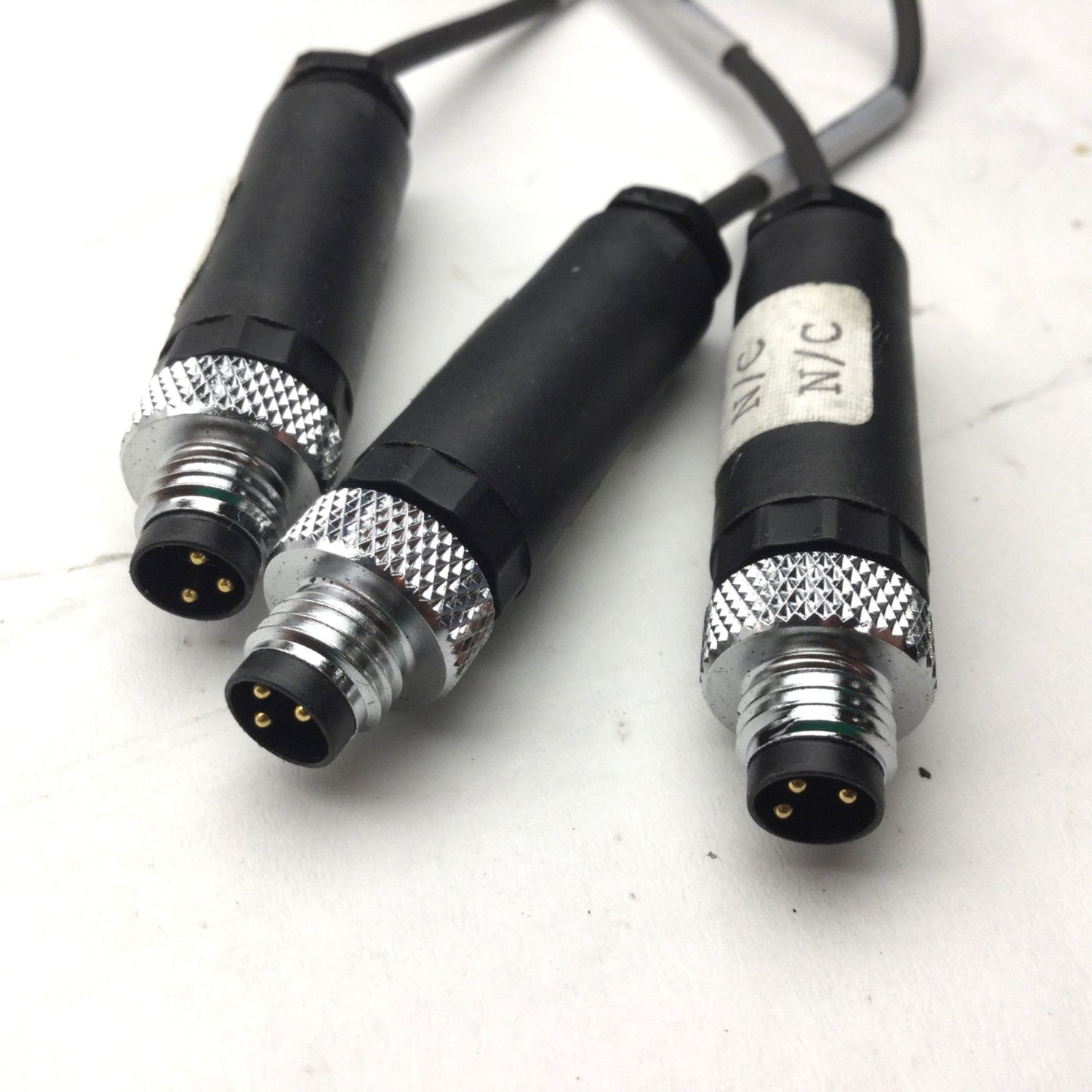 Used Lot of 3 Sunx GL-6H Inductive Proximity Sensor, Range: 1.6mm, Voltage: 12-24VDC