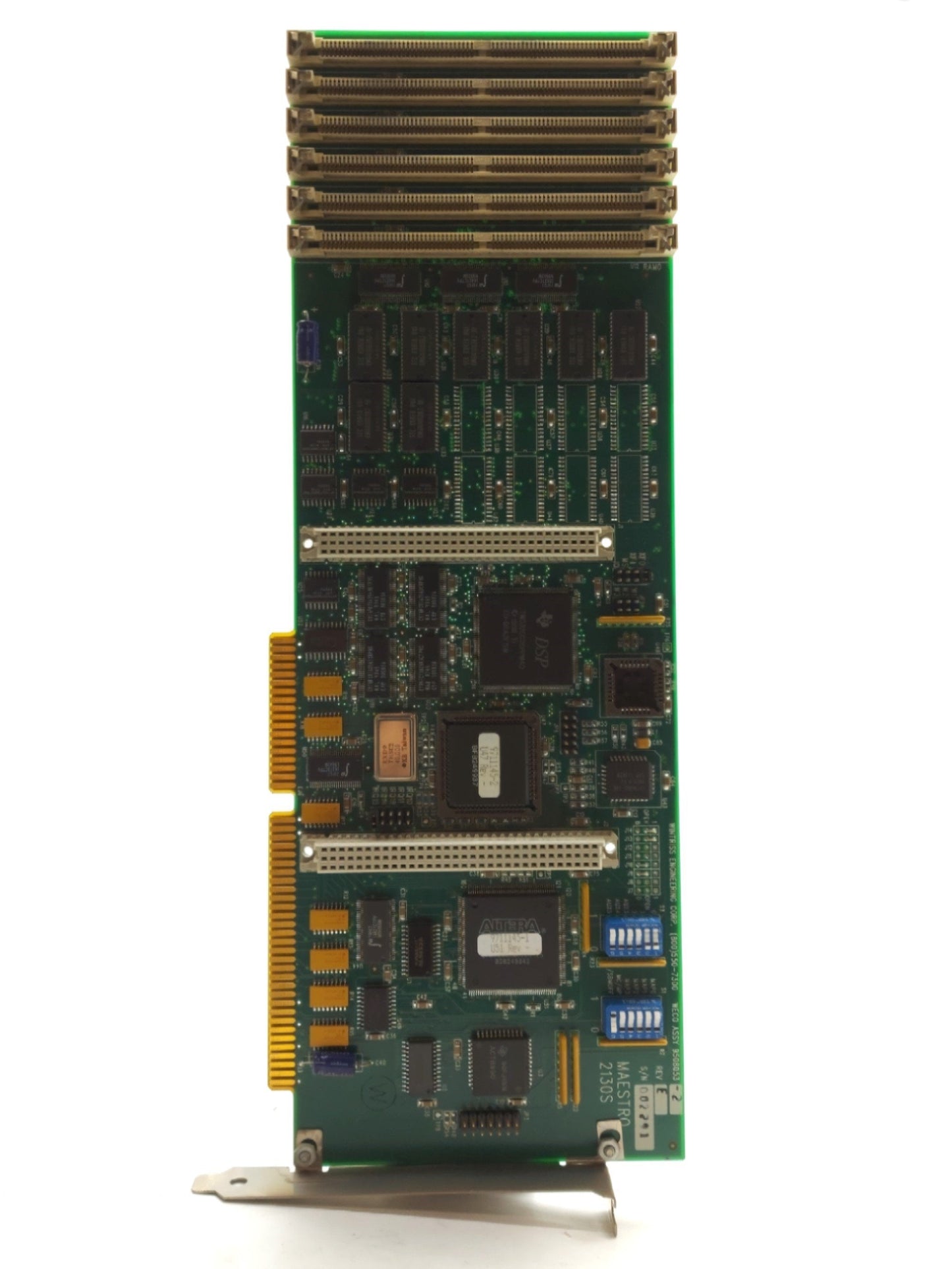 Used WECO 9508053-2 Rev. E Maestro 2130S DSP Control Board, ISA Slot, Cimroc 5000