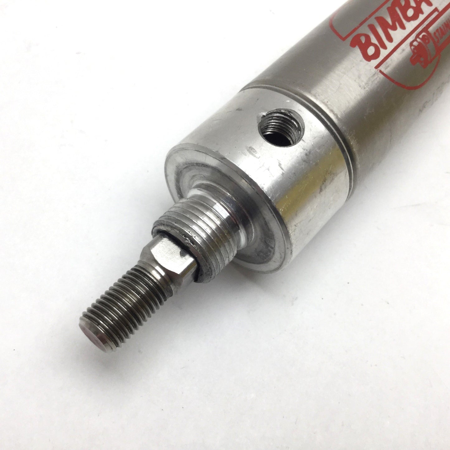 Used Bimba NR-172-DXP Non-Rotating Cylinder, Bore: 1.5", Stroke: 2", Ports: 1/8" NPT