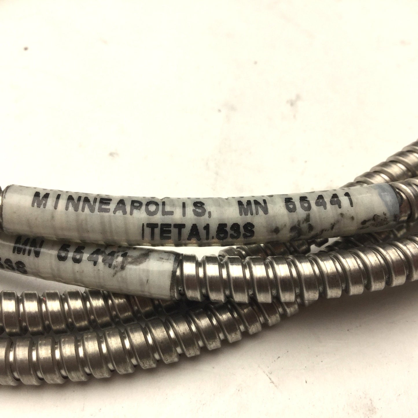 Used Lot of 2 Banner Engineering ITETA1.53S Fiber Optic Cable, Threaded, 36" Long