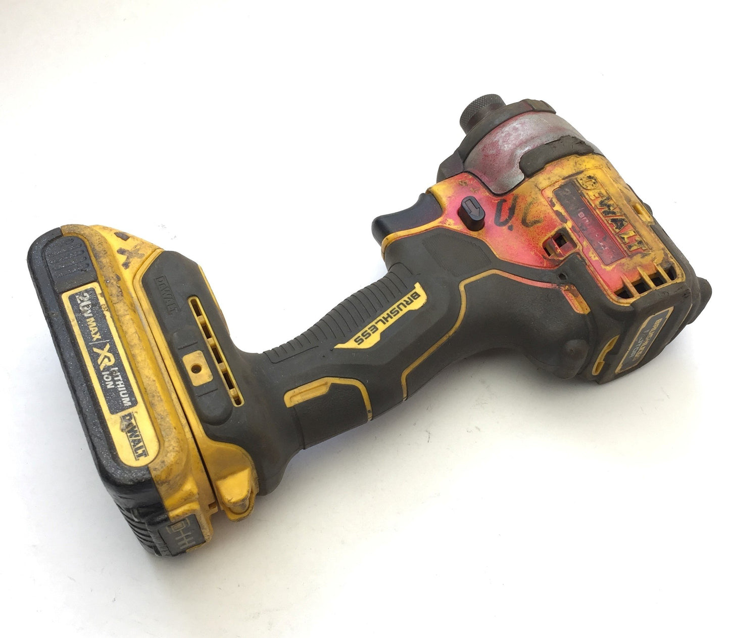 Used DeWalt DCF809 1/4" Cordless Impact Driver Brushless 20VDC DCB112 Charger Battery