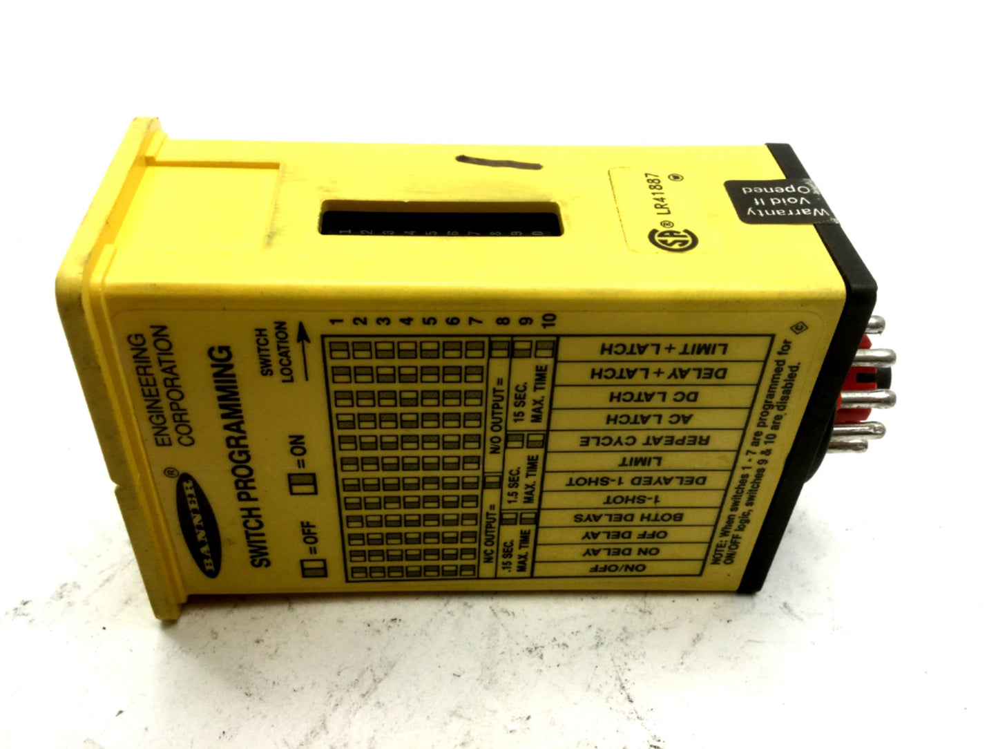 Used Banner CM5RB Maxi-Amp Amplifier Module, Supply: 210-250VAC / 12-28VDC