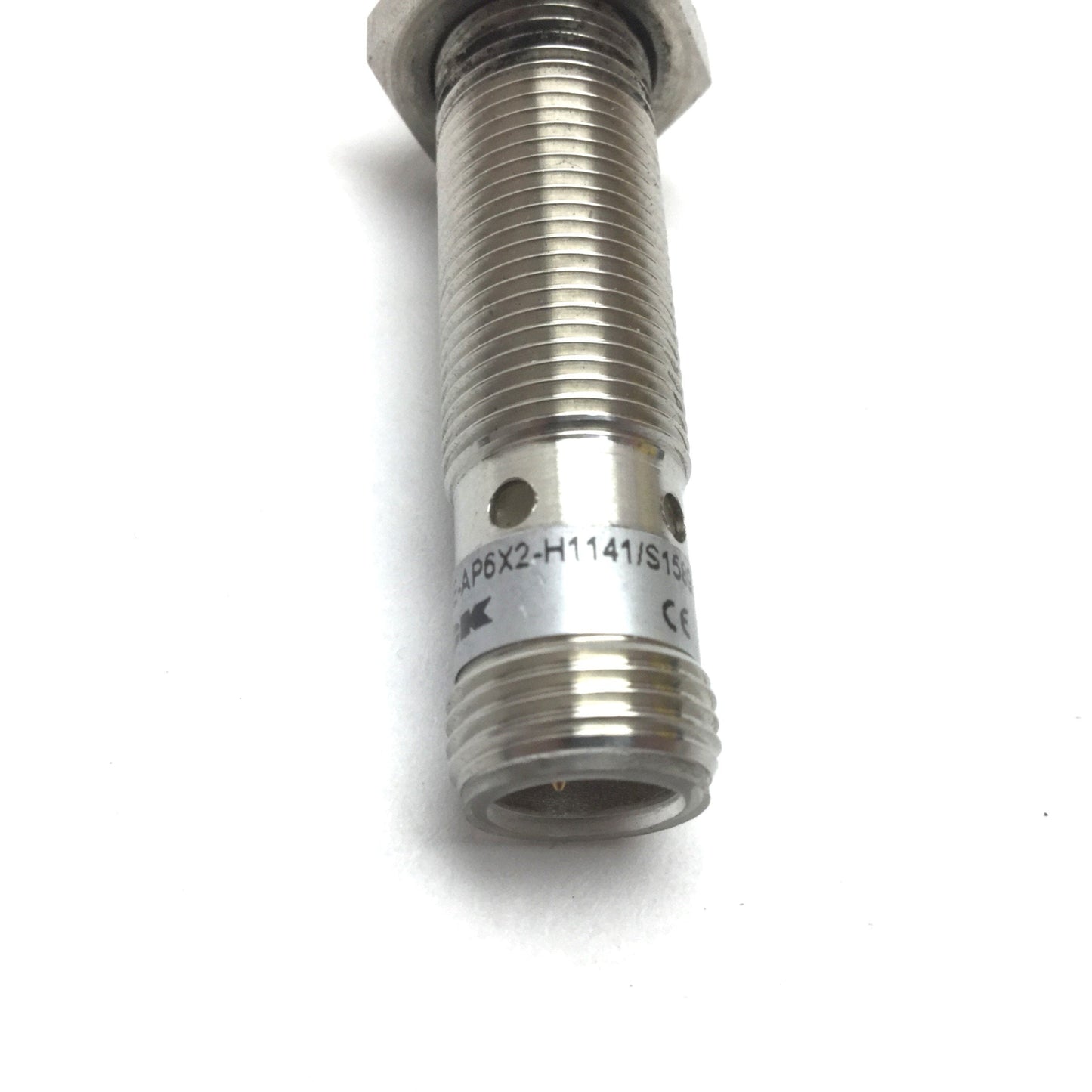 Used Turck NI8U-EM12HE-AP6X2-H1141/S1589 Inductive Proximity Sensor, 8mm, M12