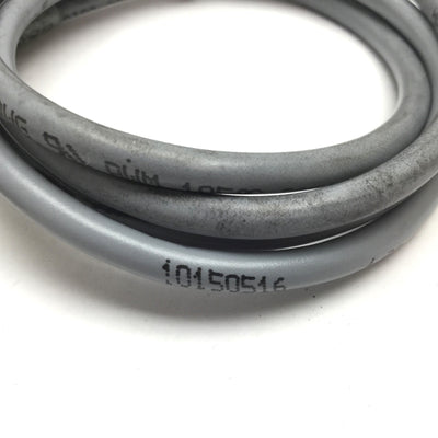 Used Lot of 3 Turck 10150516 Sensor Cable, 4-Pin Female M12 Straight Connector