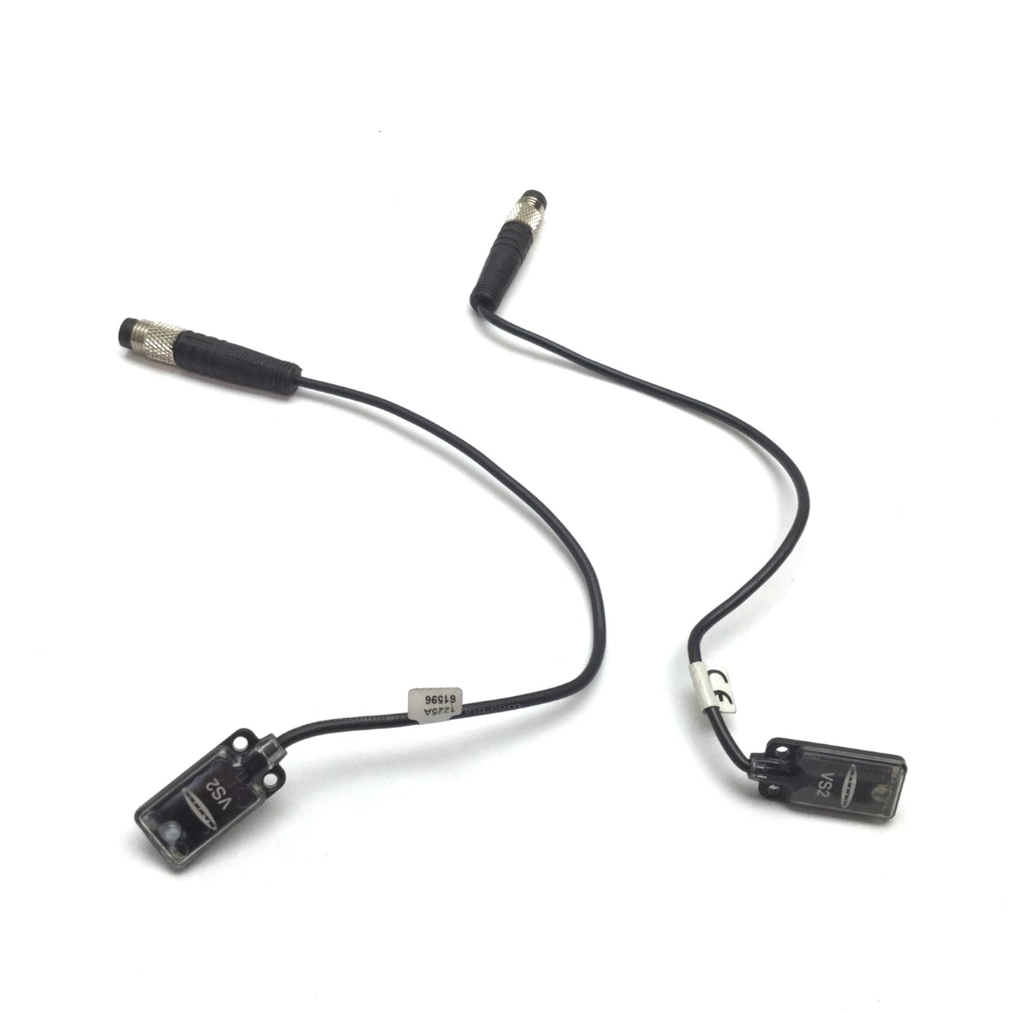 Used Banner VS25EVQ & VS2AP5RQ Thru Beam Sensor Emitter & Receiver, 1.2m, 10-30VDC