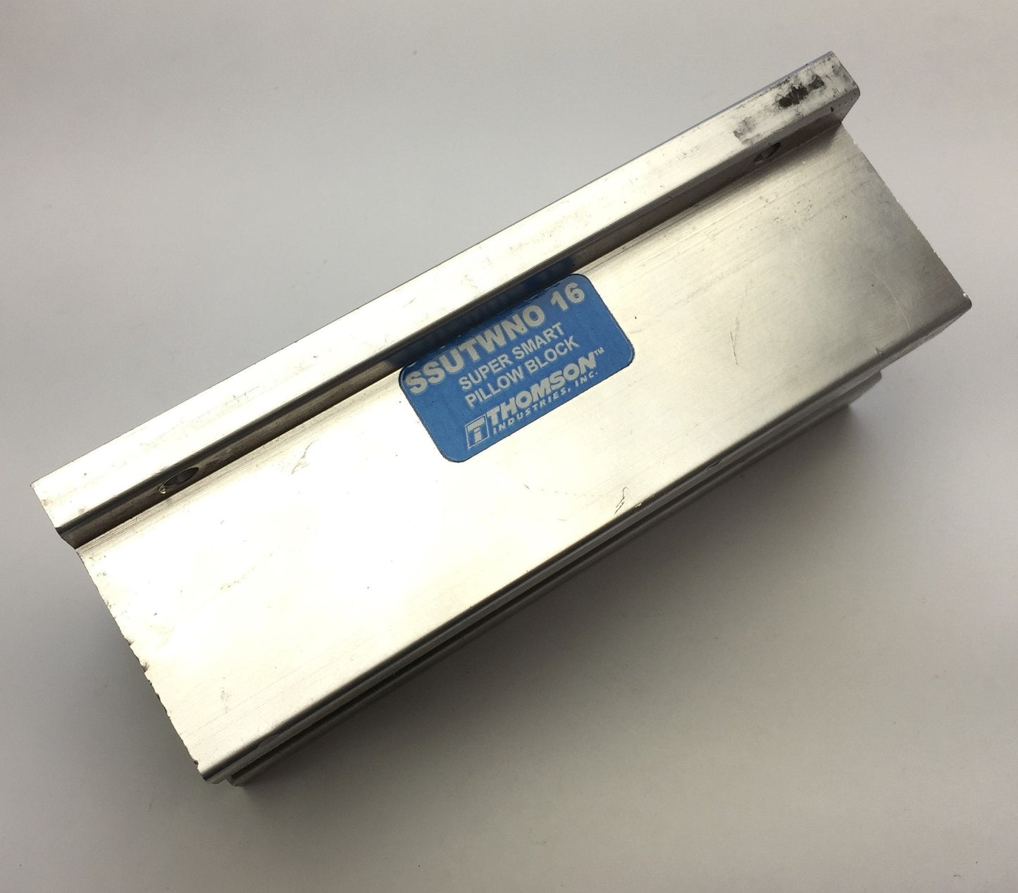Used Thomson SSUTWNO16 Super Smart Twin Pillow Block Ball Bearing, Open, Shaft: 1.0"