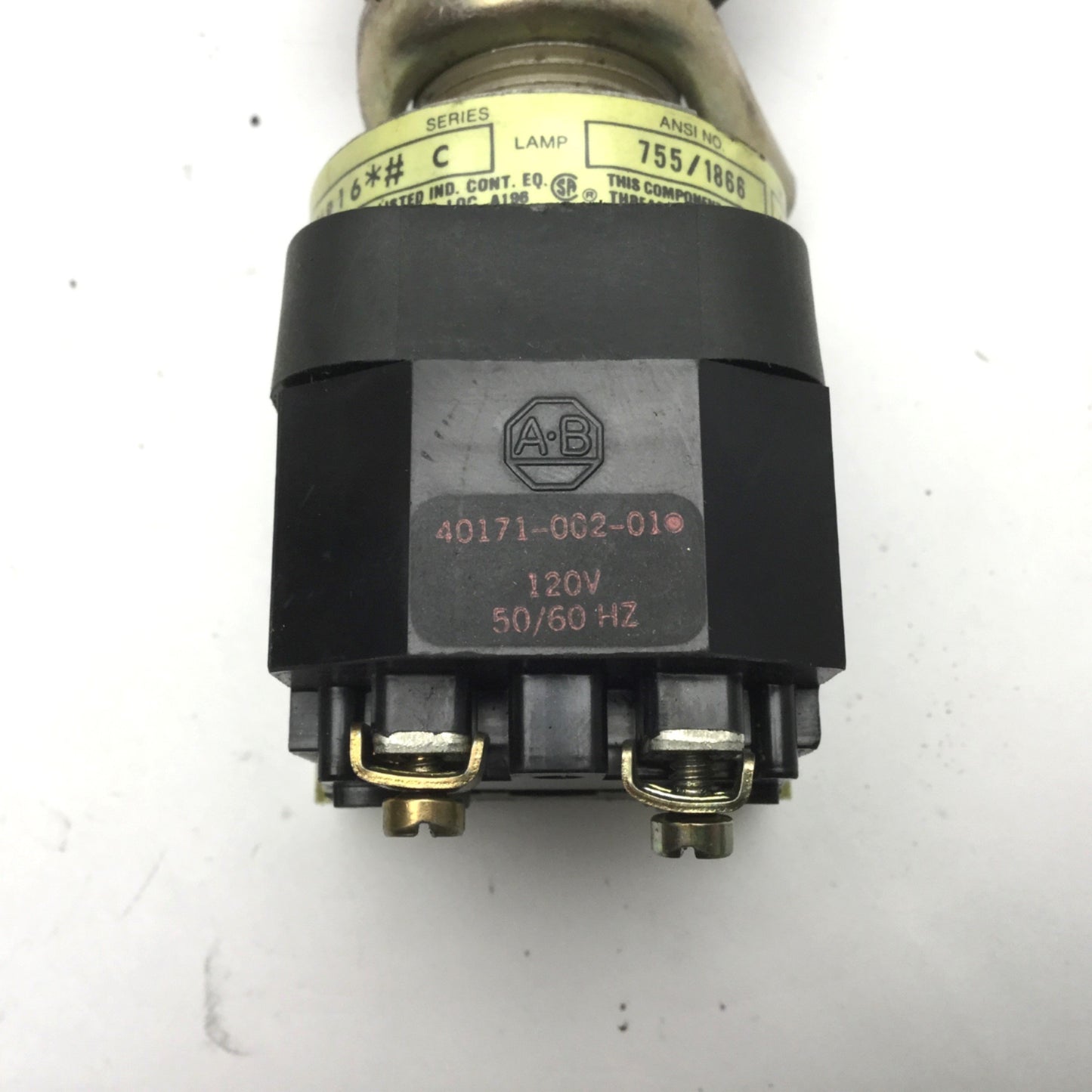 Used Allen-Bradley 800H-FPXNP16 Hazardous Location Illuminated Push Button 120VAC