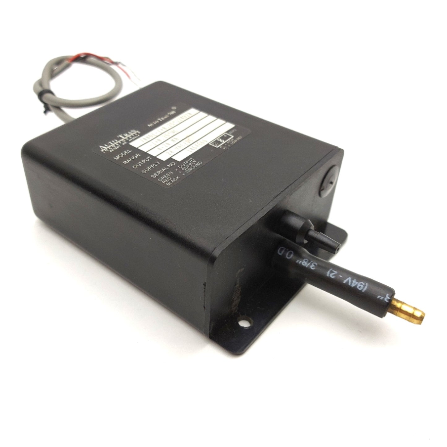 Used Auto Tran 700D(-/+0.25")24V20 Pressure Transducer ñ0.25"WC Range 4-20mA 24VAC/DC